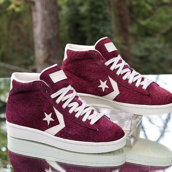 Converse Pro Leather Mid Dark Sangria - Picture 11 of 13